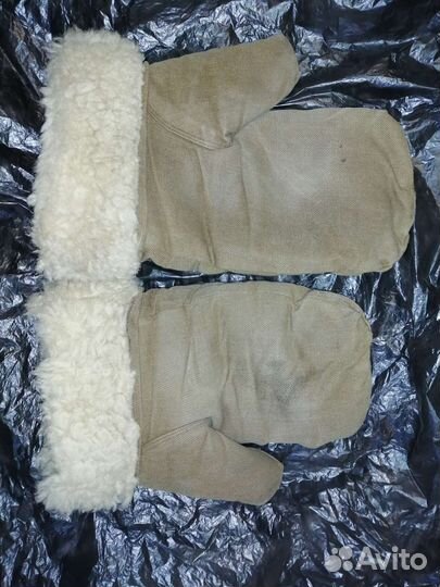 Рукавицы из овчины СССР