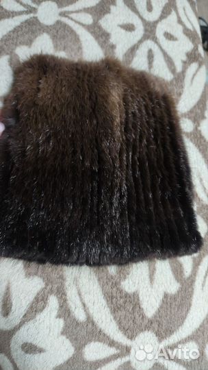 Шапка резинка норковая