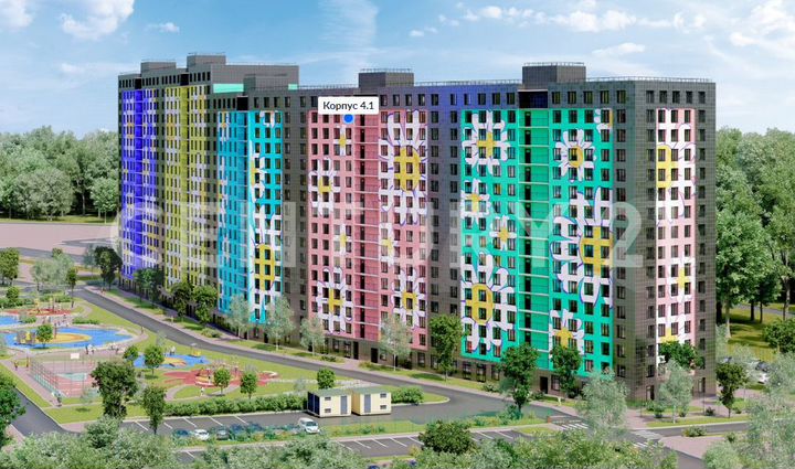 Квартира-студия, 21,3 м², 12/18 эт.