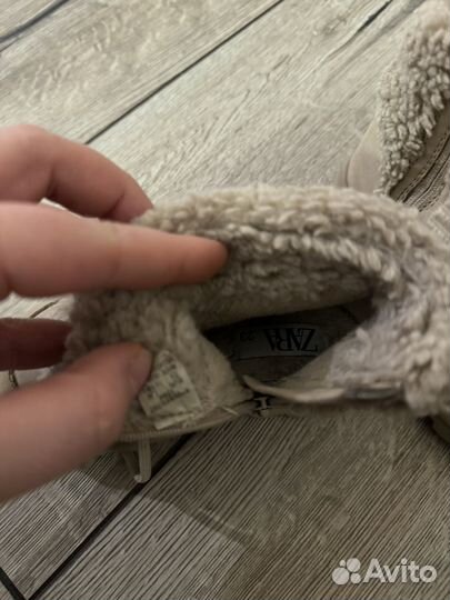 Ботинки зимние zara 23 размер