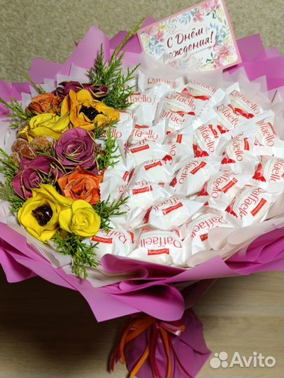 Съедобные букеты из конфет