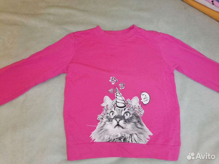 Джемпера,свитшоты, кофты,худи для девочки р 122