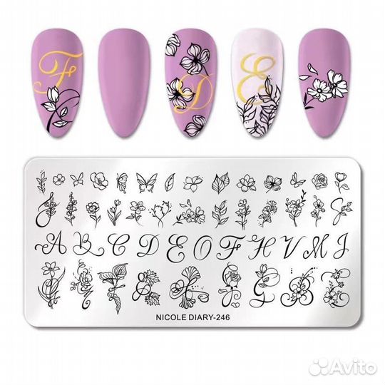 Трафареты для ногтей