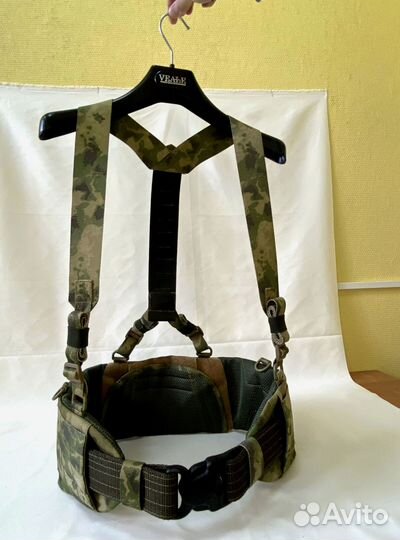 Боевой пояс с баллистическим пакетом и лямками Бр1