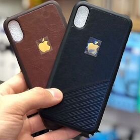 Кожанные чехлы на iPhone X/Xs