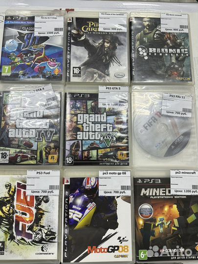 Игровые диски на ps3