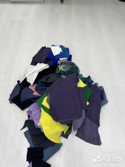 Отрезы ткани пакетом