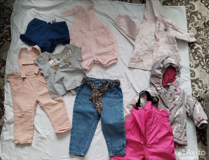 Одежда для девочки пакетом 80 86
