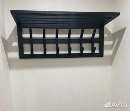 Вешалка с полкой в стиле лофт