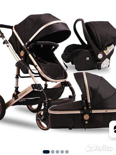 Коляска трансформер 3 в 1 бу