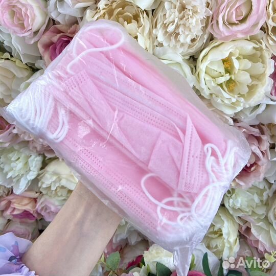 Маска одноразовая медицинская 50 шт