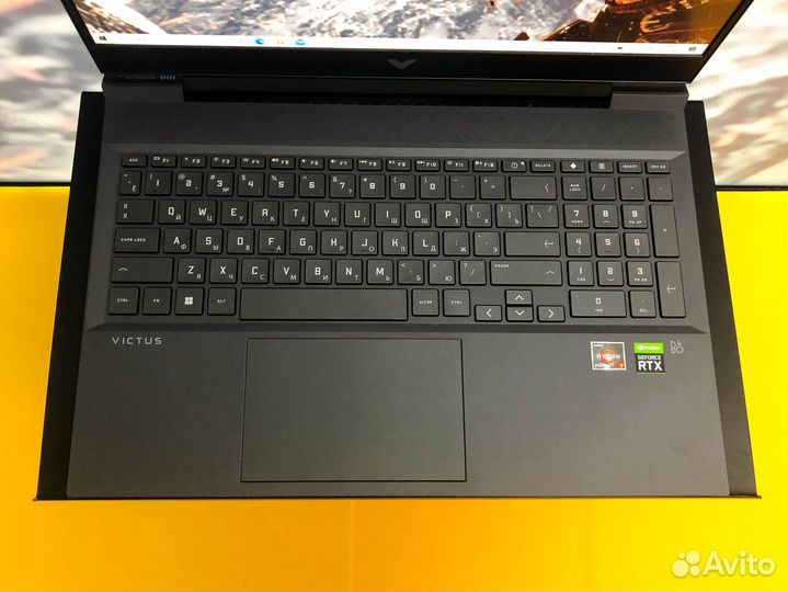 HP Victus: Ryzen 7, 32 гб озу, RTX 3060, 512Gb SSD