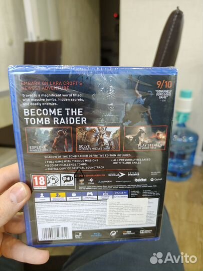 Shadow of the Tomb Raider ps4 диск новый