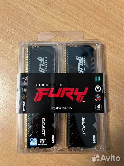 Kingston fury Beast Black RGB 16GB DDR4