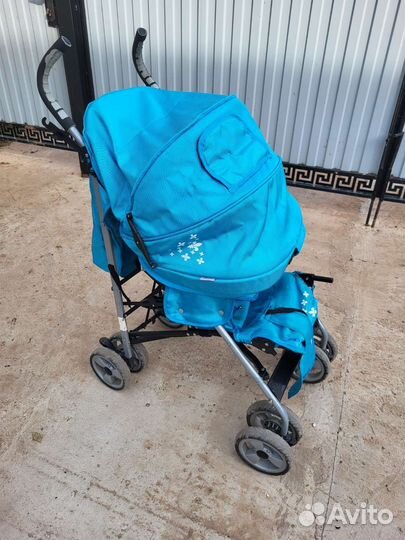 Прогулочная коляска трость бу
