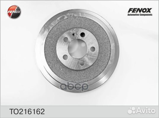 Барабан тормозной зад прав/лев TO216162 fenox