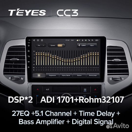 Магнитола Teyes CC3 6/128 Jeep Grang Cherokee