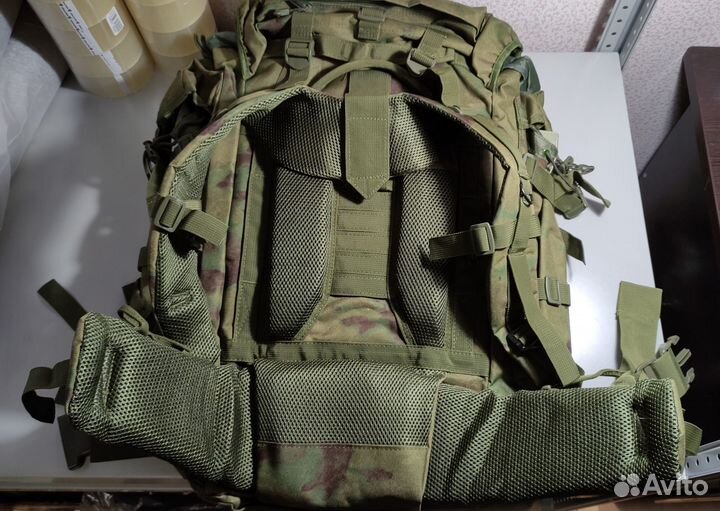 Тактический каркасный рюкзак 80 литров, мох