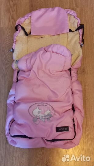 Кокон в коляску для девочек