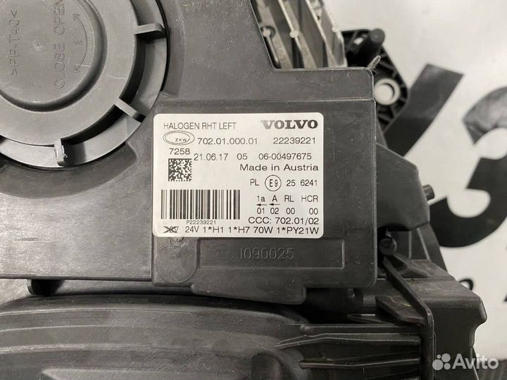 Фара левая Volvo FH4 22239221