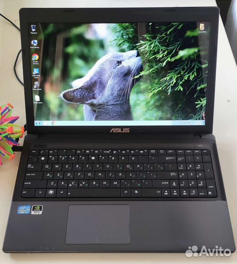 Ноутбук asus/4ядра/ssd/танки тянет