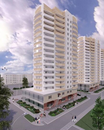 3-к. квартира, 100,6 м², 7/17 эт.