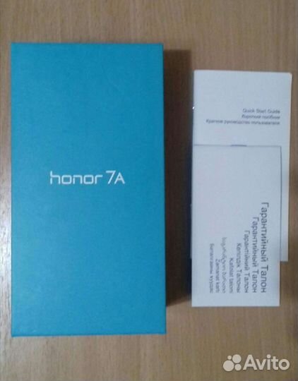 Коробка от honor 7A