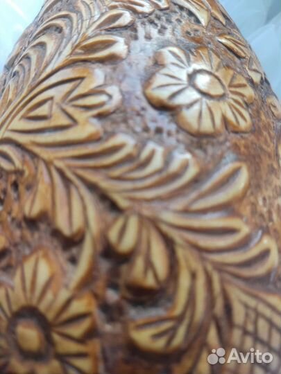 Яйцо сувенир ручная работа дерево