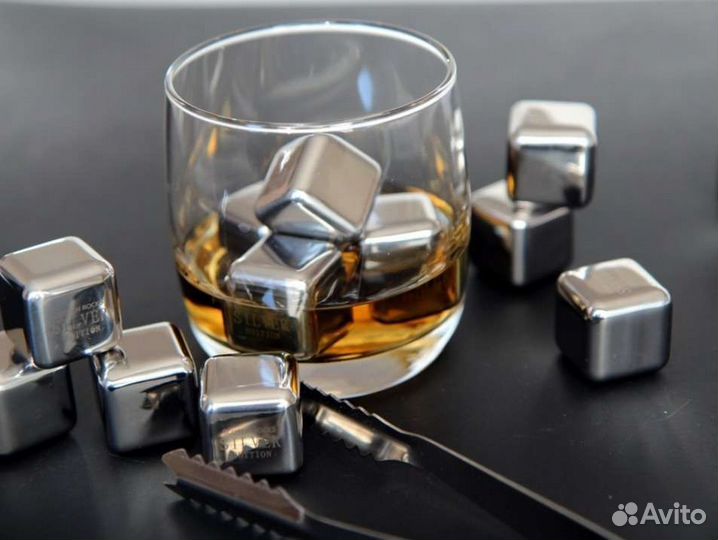 Металлические кубики для охлаждения напитков