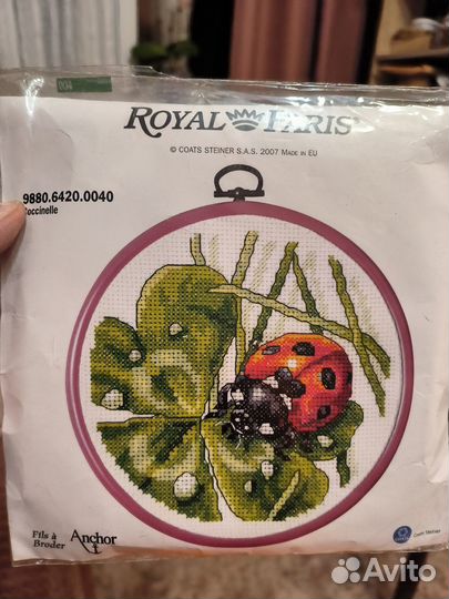 Набор для вышивания Божья коровка Анкор