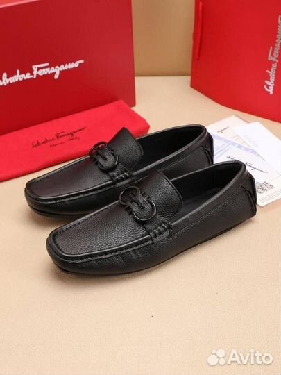 Мокасины* мужские ferragamo