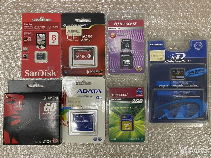 Карта памяти Compact Flash/sdhc/M2/Mini SD/XD