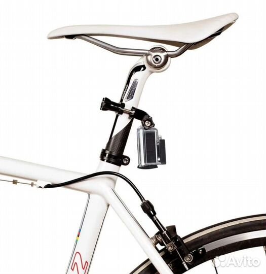 Зажимной хомут на трубы для камер gopro до 3 см