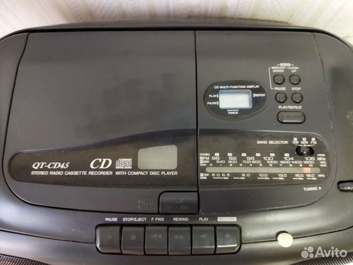 Радио магнитола Сд sharp QT-CD45H(GY)