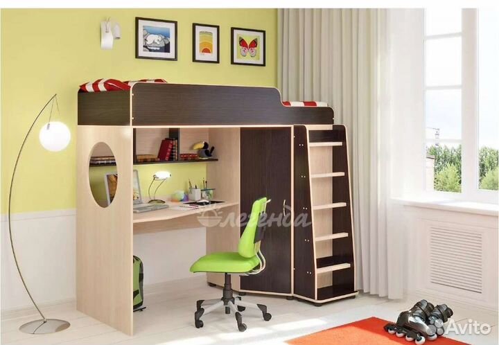 Кровать чердак