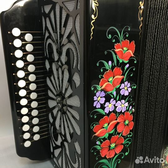 Гармонь «Тульская-301М», черная, новая