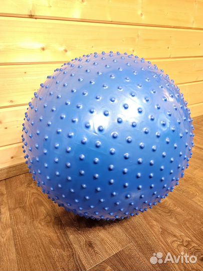 Фитбол массажный гимнастический для фитнеса 55см