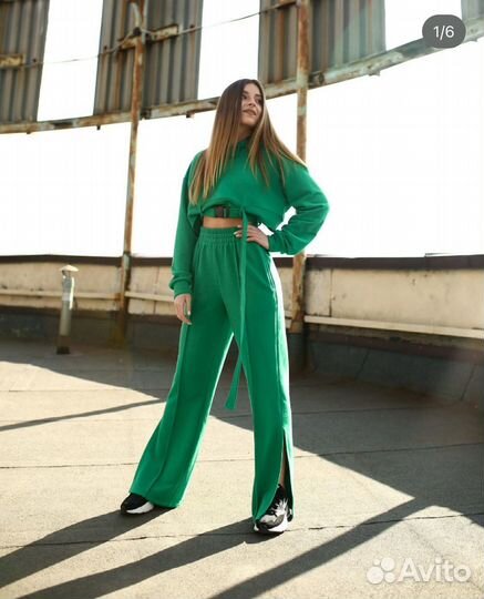 Зелёные штанишки bobo. Размер М