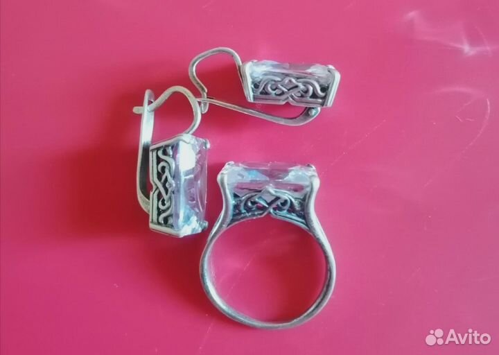 Серебряные серьги