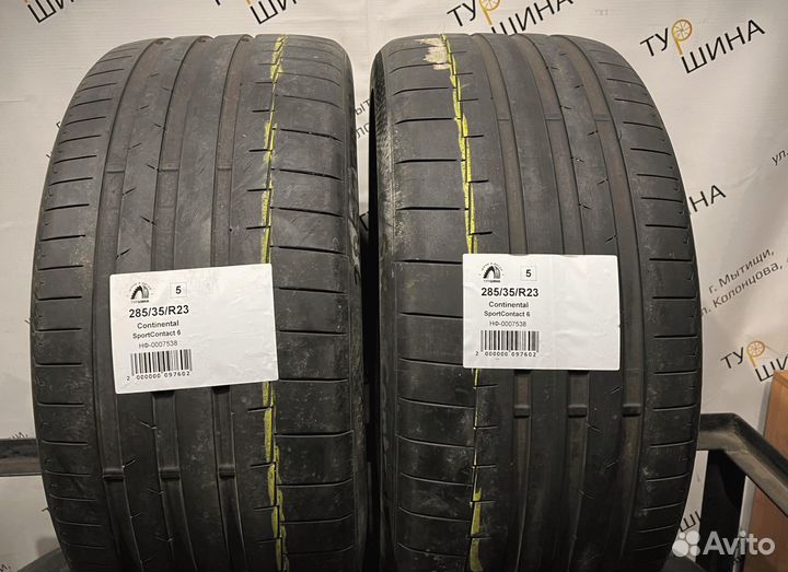 Continental SportContact 6 285/35 R23 94Y