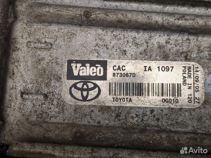 Радиатор интеркулера Toyota Corolla E12, 2005