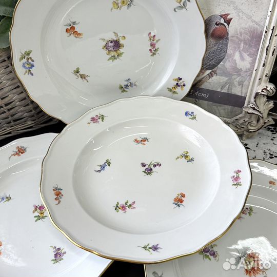 Антикварные тарелки Meissen