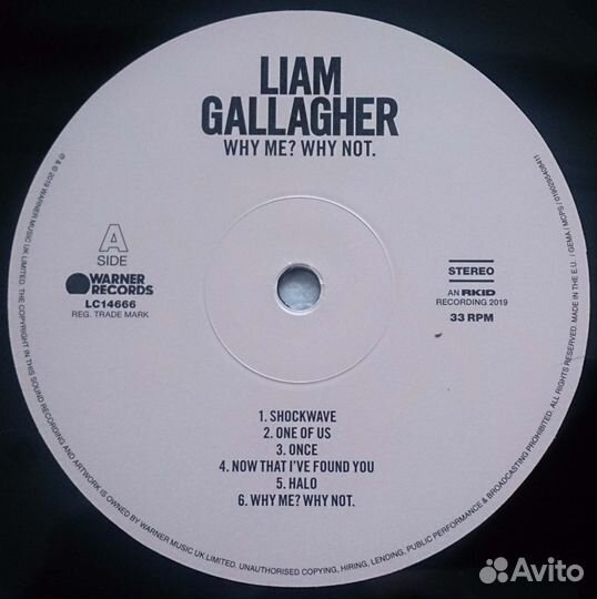 LP Liam Gallagher - Why Me Why Not