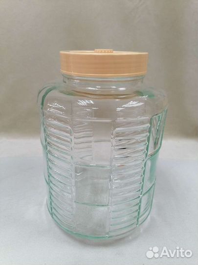Стеклянная Банка 15 литров с гидрозатвором