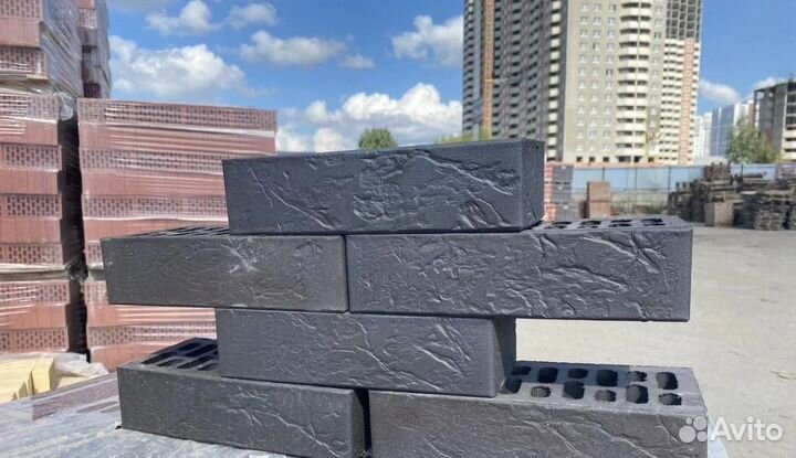 Кирпич облицовочный флеш