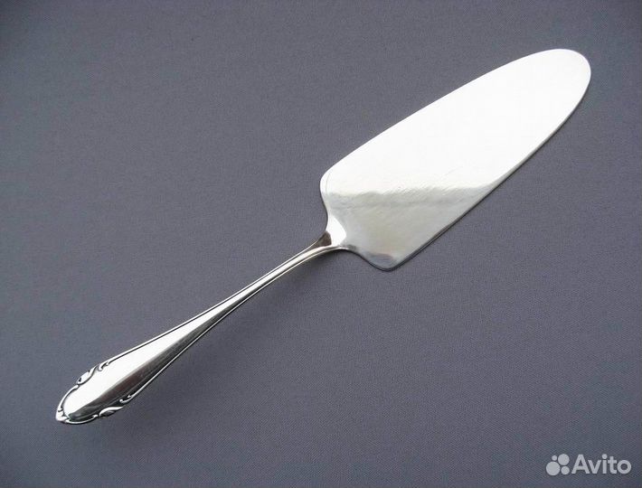 Большая лопатка для торта серебро 800 пробы люкс