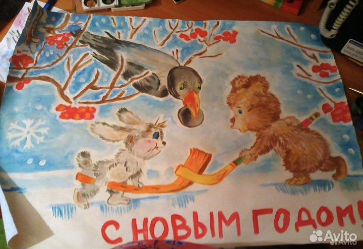 Рисунки, плакаты, стенгазеты на любую тему