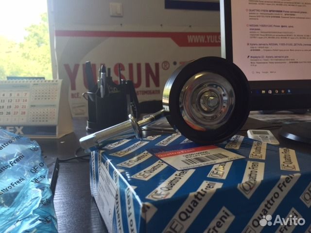 Ролик натяжителя в сборе Ниссан Теана J31