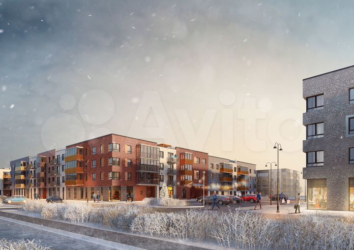 2-к. квартира, 60,7 м², 1/5 эт.