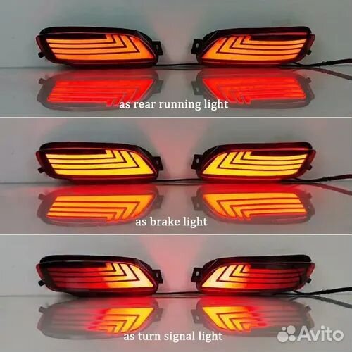 Фонари в задний бампер Harrier/Lexus RX 03-09г